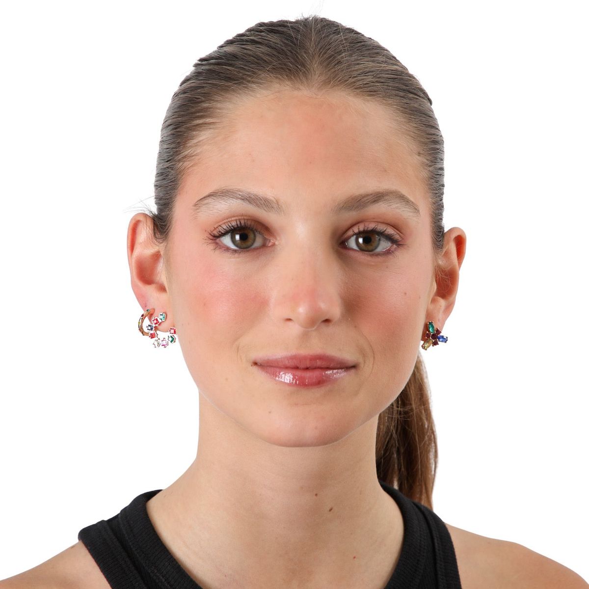 I D - Set de 4 aros Dionisia Dorado ID