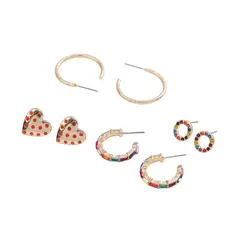 I D - Set de 4 aros Jurema Dorado ID