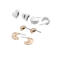 I D - Set de 4 aros Nymia Dorado ID