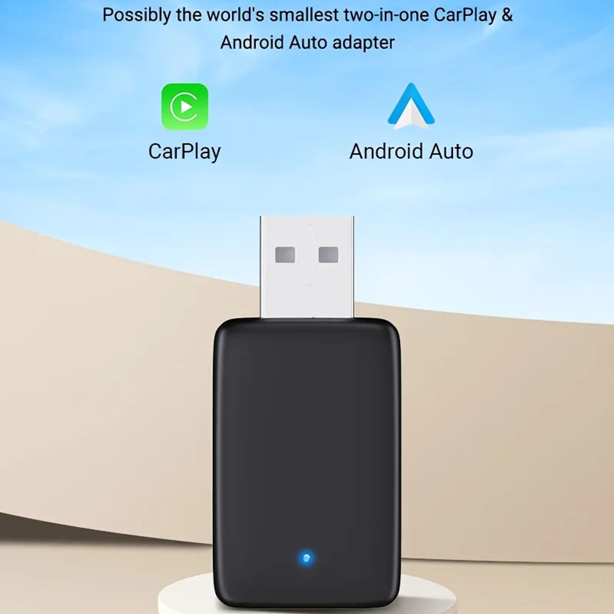 OEM - Adaptador Inalámbrico Car Para Carplay Y Android Auto