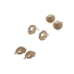 I D - Set de 3 aros Sienna Dorado ID