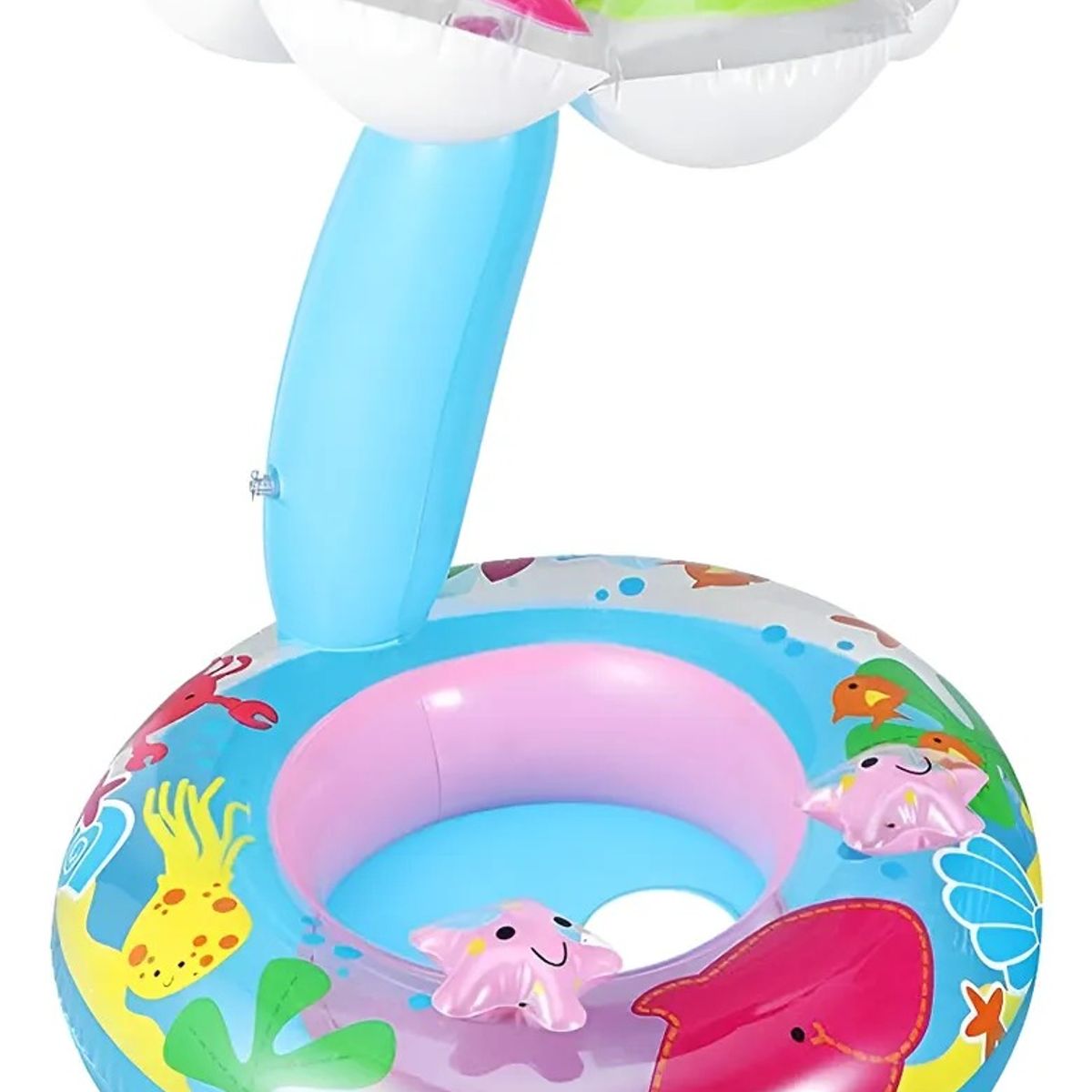 GENERICO - Flotador Inflable Para Niños Sombrilla Piscina Bebes