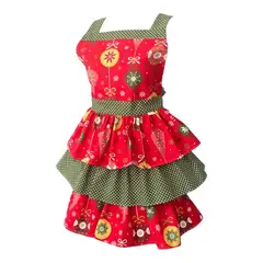 MARIA BELEN - DELANTAL DE COCINA MUJER NAVIDAD