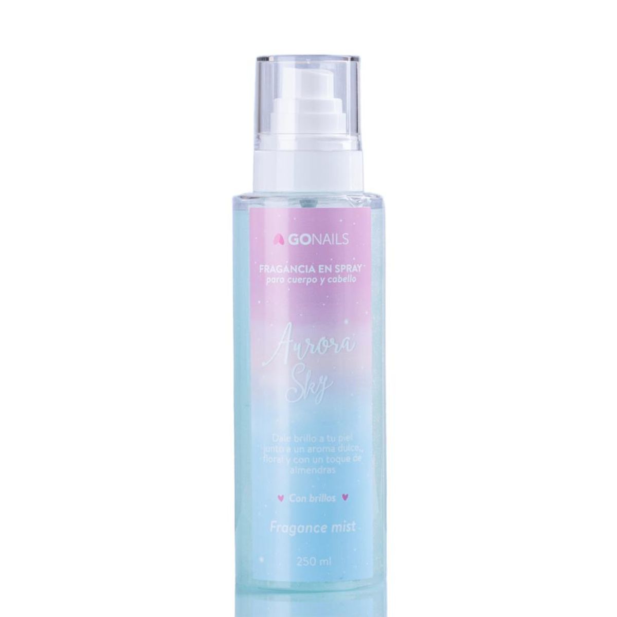 GO NAILS - Fragancias Corporal Body Mist Shimmer Celeste