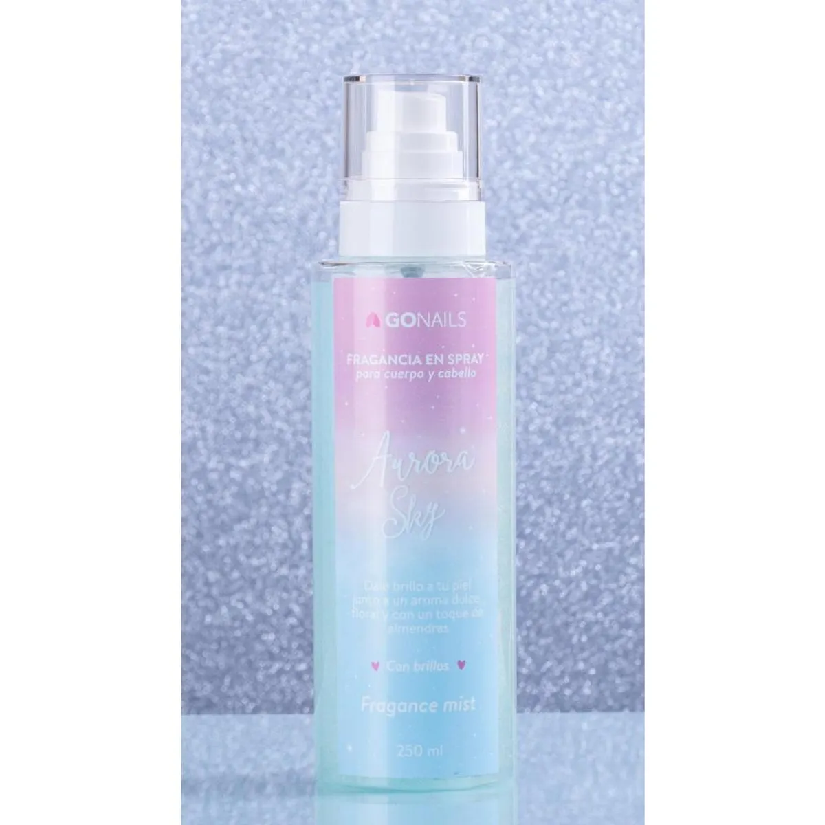 GO NAILS - Fragancias Corporal Body Mist Shimmer Celeste