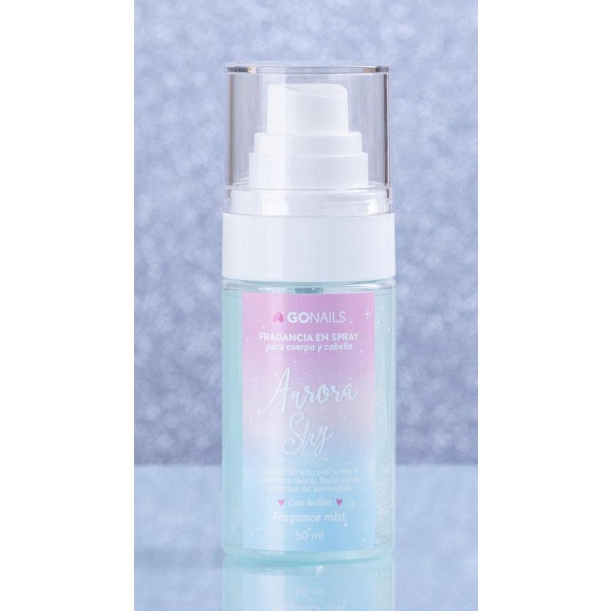 GO NAILS - Fragancias Corporal Body Mist Shimmer Celeste
