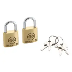 ODIS - CANDADO B25 X2 25MM LLAVES IGUALES