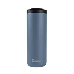 NATIONAL GEOGRAPHIC - Mug Acero Inoxidable Tapa Flip Antideslizante 500ml Gris
