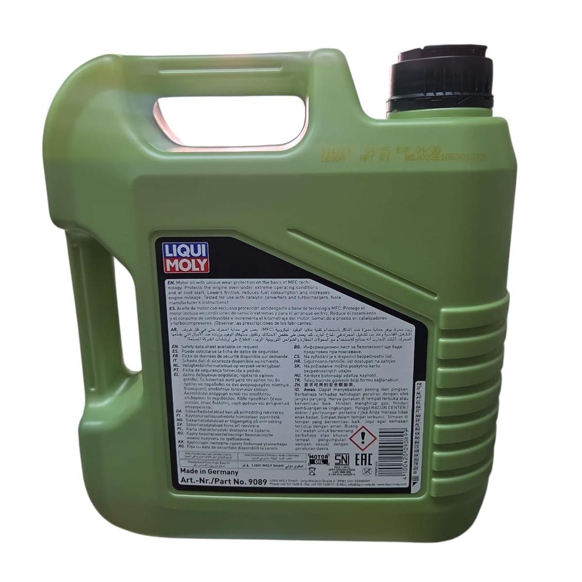 LIQUI MOLY - Aceite Motor Liqui Moly 5w 30 Full Sintetico 4L Molygen Bencinero