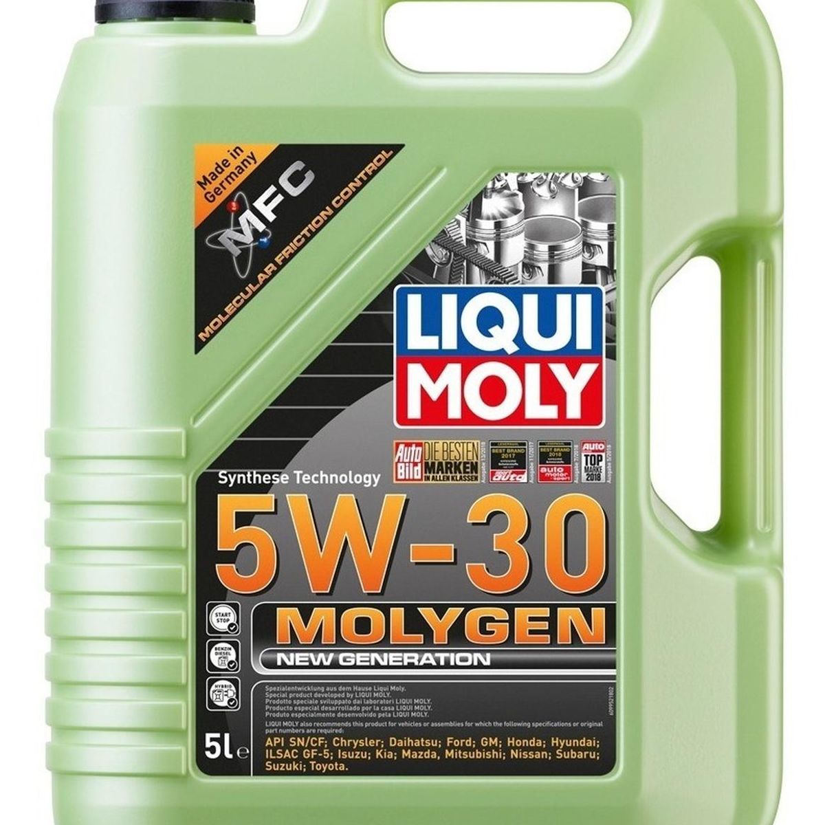 LIQUI MOLY - Aceite Para Motor Liquimoly Full Sintético 5w-30 Original 5l