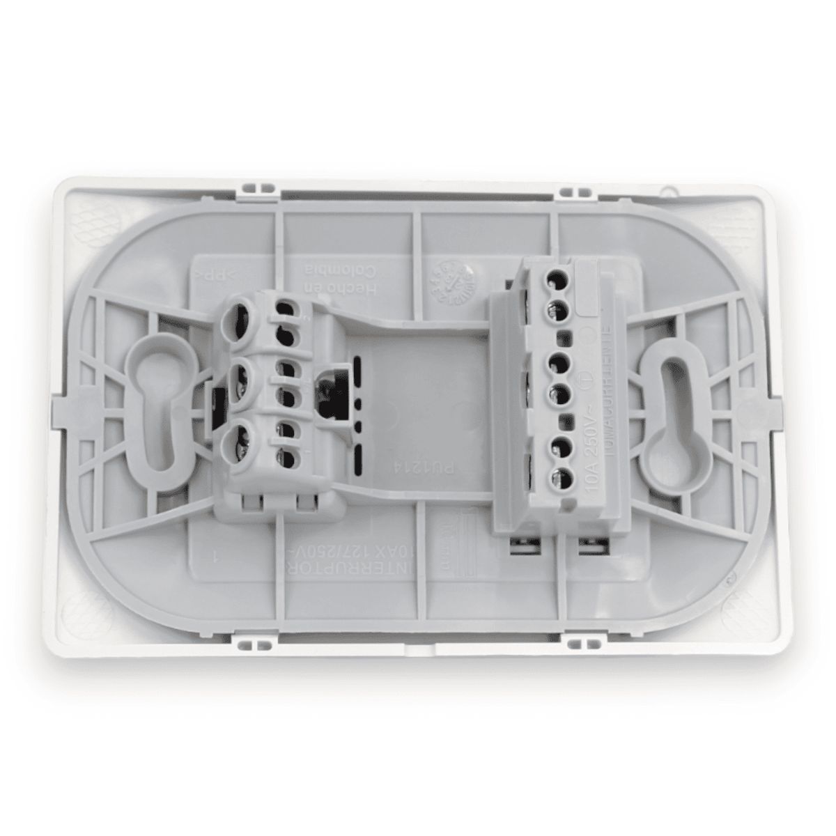 BTICINO - Interruptor 9 / 12 + Enchufe 2p+t 10a blanco armado  Luzica Bticino