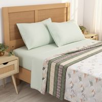 Sábana 144 Hilos Estampado Garden Algodón Poliéster 2 Plazas