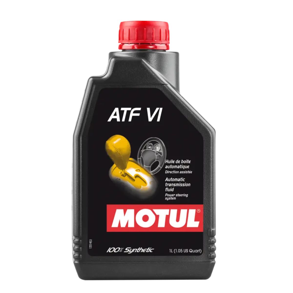 MOTUL - Aceite de Transmisión Motul ATF VI 1L  100% Sintetico  Compatible DEXRON VI