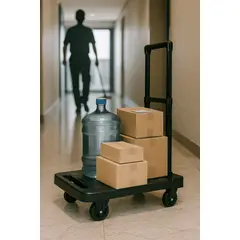 SPACE HOME - Carrito Plegable Alta Resistencia 150 kg Manilla Extensible