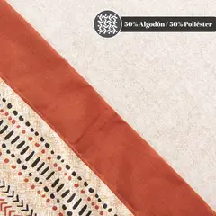 MASHINI - Sábana 144 Hilos Estampado Animal Algodón Poliéster 2 Plazas