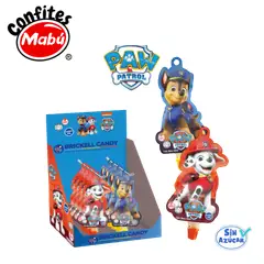 GENERICO - Caramelo Candy Gel Paw Patrol Sin Azúcar - Display C/ 12 Un