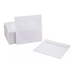 OEM - Sobres Papel Para Dvd, Cd, Blu-ray Pack 100 Unidades