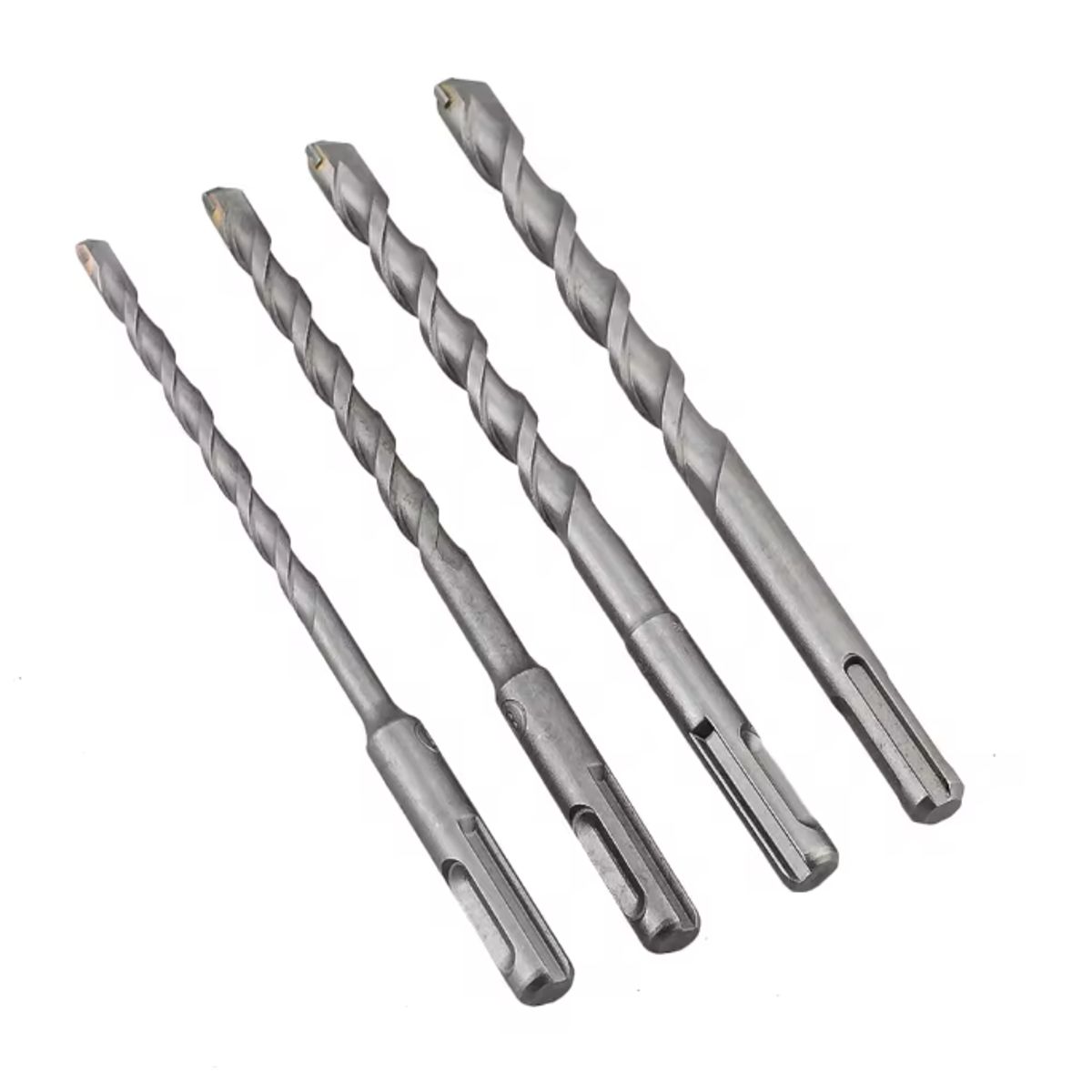 GENERICO - Set Brocas Taladro Concreto Hormigon SDS Plus Juego de 4 unidades