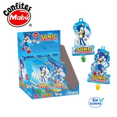 GENERICO - Caramelo Candy Gel Sonic Sin Azúcar ( Display C/ 12 Un )