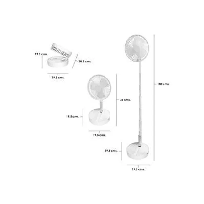 AMAZING - Ventilador Portatil USB de 8 Amazing Tornado Blanco