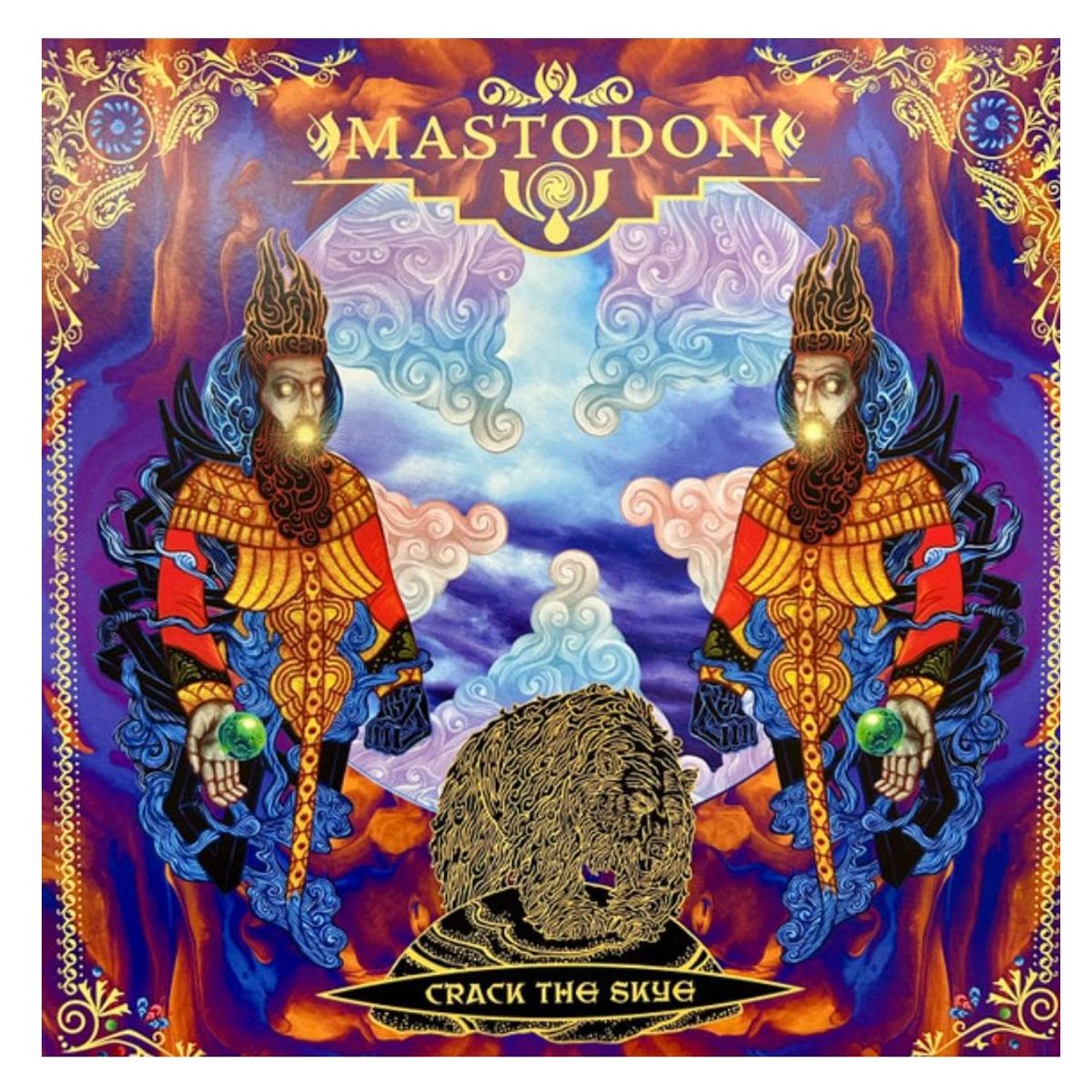 GRUPO LASER DISC - Vinilo Mastodon Crack The Skye Blue Vinyl 2LP