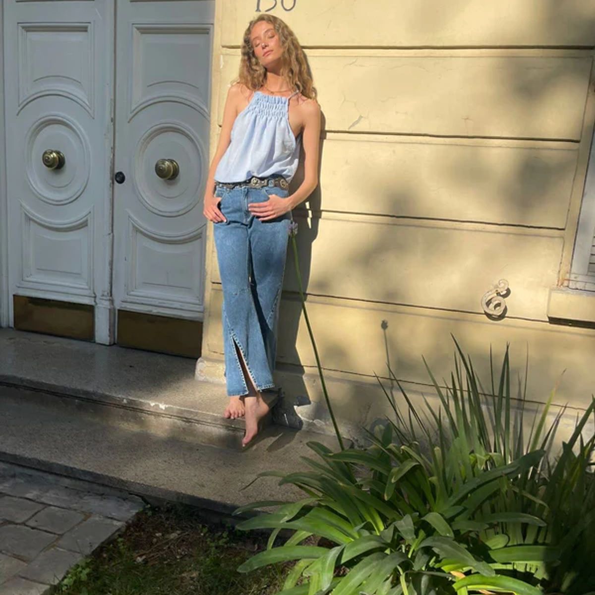 RUPHA - BLUSA RUPHA MIRA CELESTE