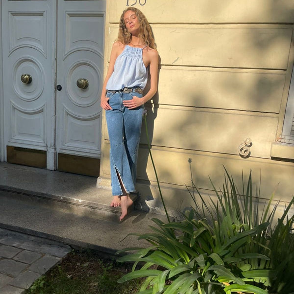 RUPHA - BLUSA RUPHA MIRA CELESTE