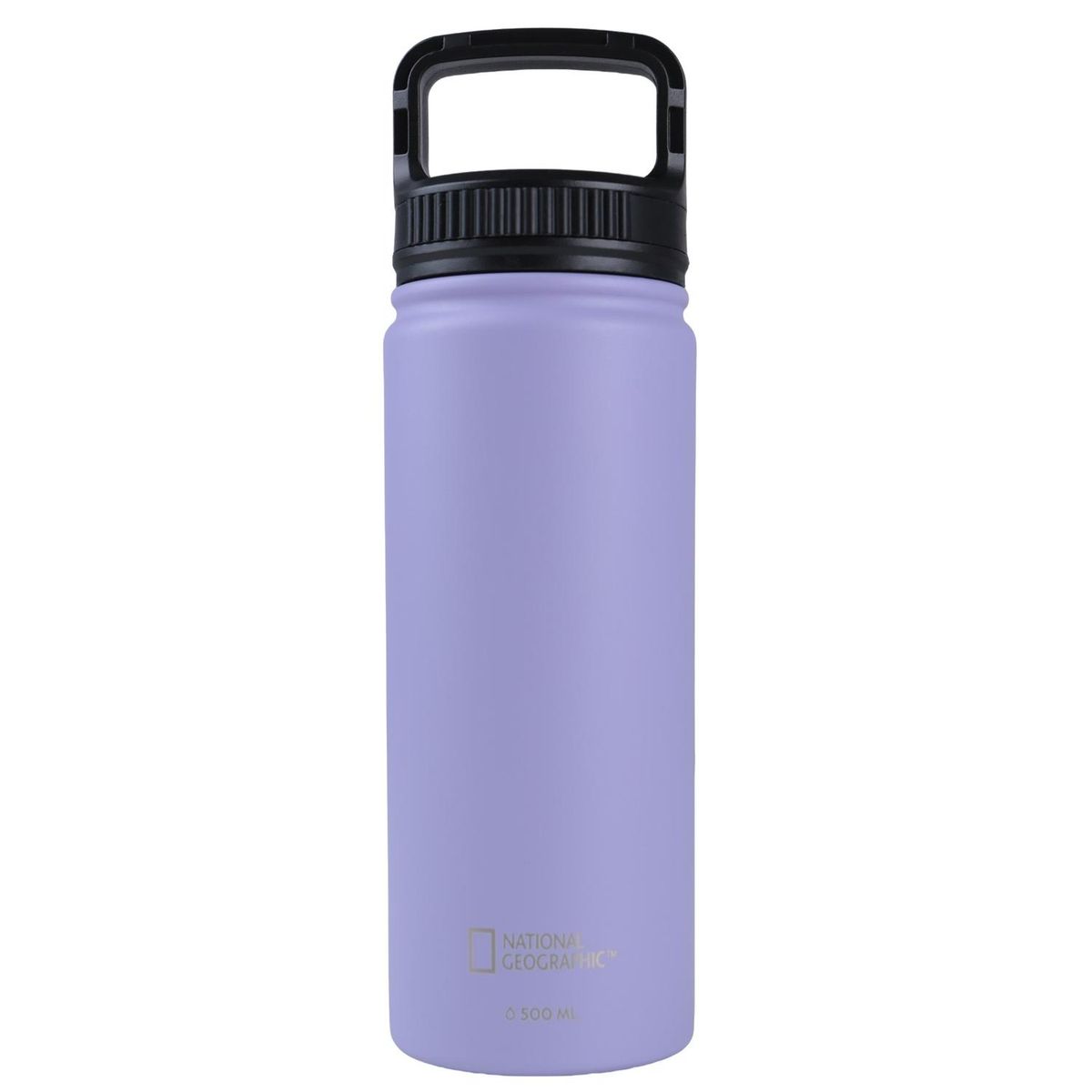NATIONAL GEOGRAPHIC - Botella Metálica Térmica Boca Ancha 500ml Lila