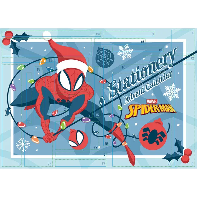 SPIDER MAN - Calendario de Adviento Spiderman Marvel ¡24 Días de Superpoderes