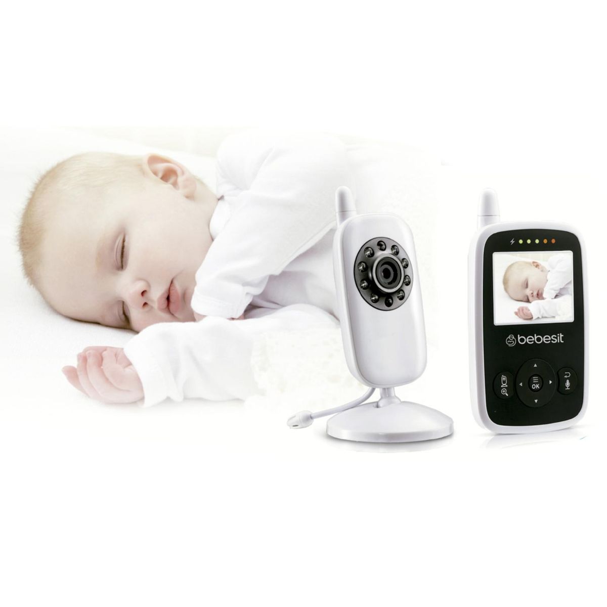 BEBESIT - Monitor Cámara Hb24 Bebesit