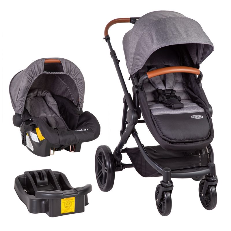 BEBESIT - Coche Travel System Aspen Air Gris Bebesit