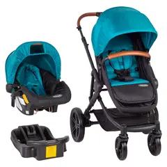 BEBESIT - Coche Travel System Aspen Air Verd
