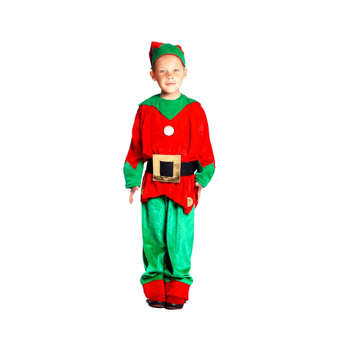 GENERICO - Disfraz Navideño De Elfo Niño 8-10