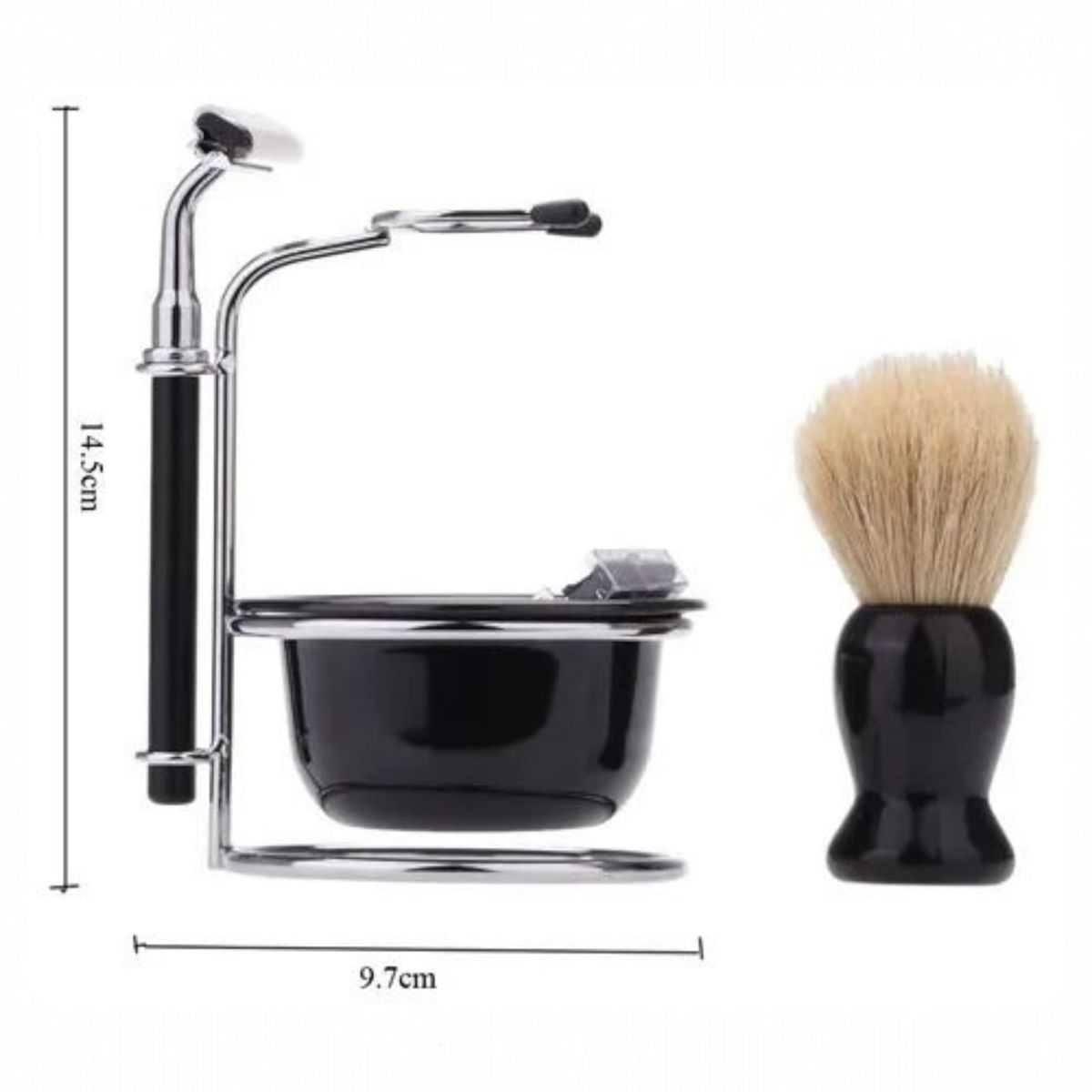 GENERICO - Kit Afeitado Manual Clásico Para Barbero Barberia