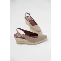 ONE TOUCH LIMITED - Zapato Mujer Yute Salón Gris One Touch