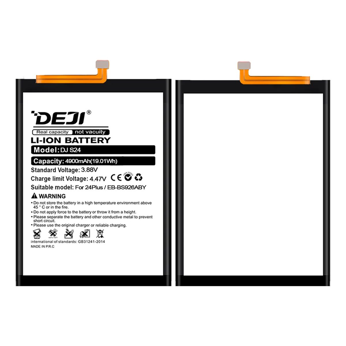 GENERICO - Batería Para Teléfono Samsung S24 Plus Marca Deji