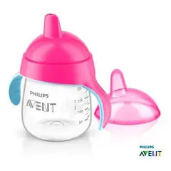 PHILIPS AVENT - Vaso antiderrame Avent 12+ Rosado