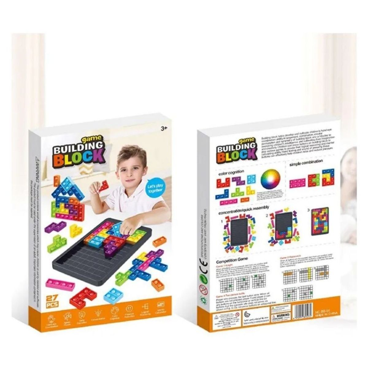 GENERICO - Juego De 27 Bloques De Buliding Pop It Bubble Tetris