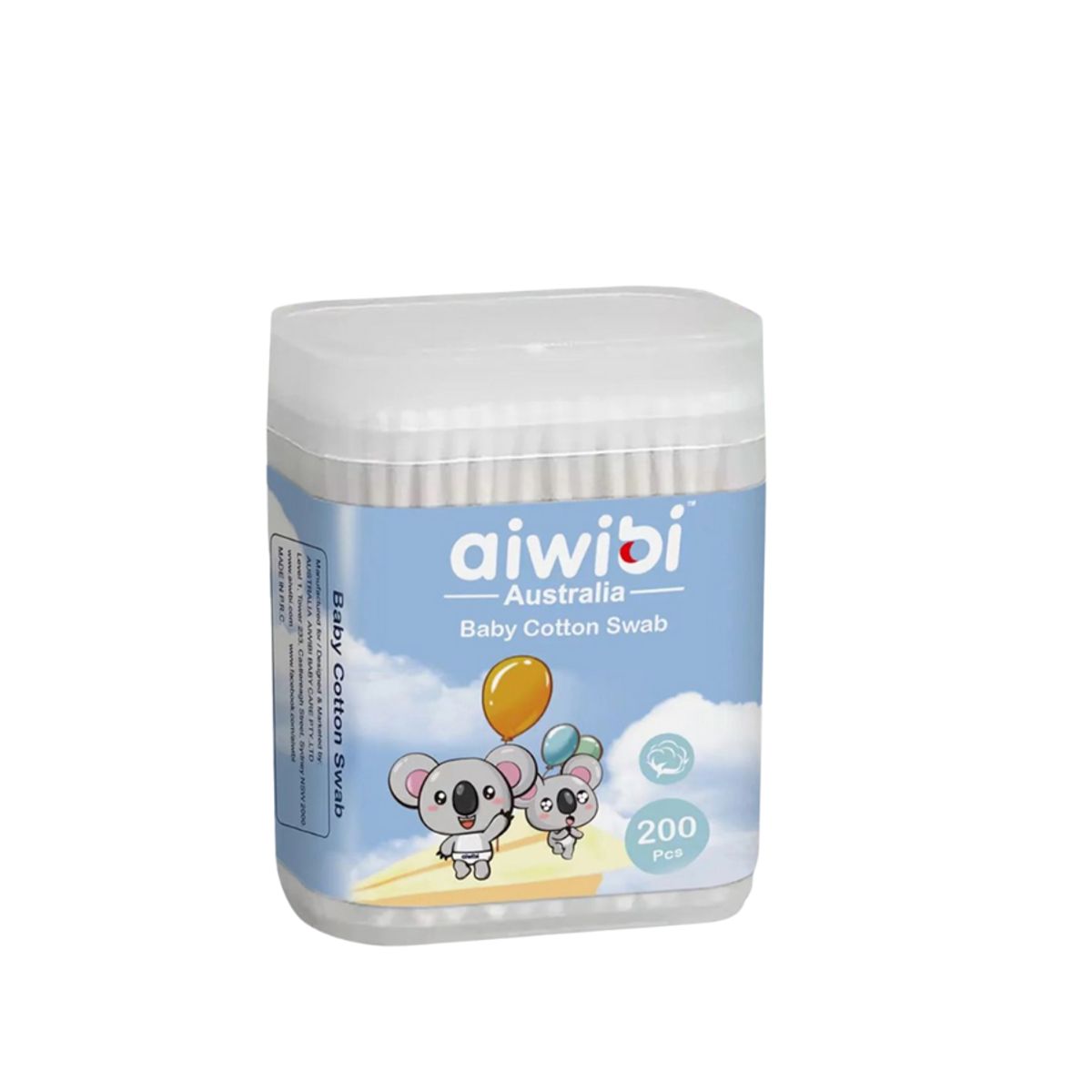 AIWIBI - Cotonitos Algodón Diseño Doble Punta Aiwibi