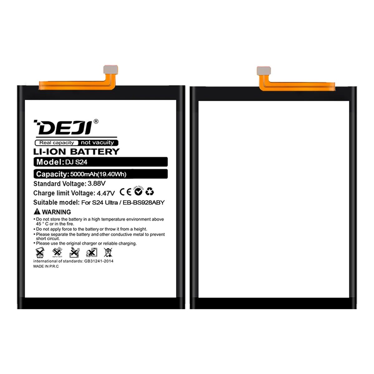 GENERICO - Batería Para Teléfono Samsung S24 Ultra Marca Deji