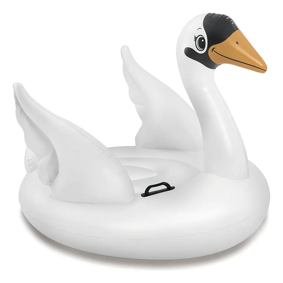 INTEX - Flotador Inflable Cisne INTEX para Niños Montable 2 Asas 130 x 102 x 99 cm