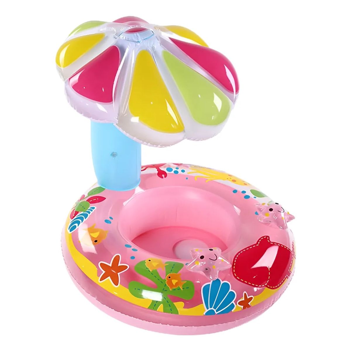 GENERICO - Flotador Inflable Para Niños Sombrilla Piscina Bebes