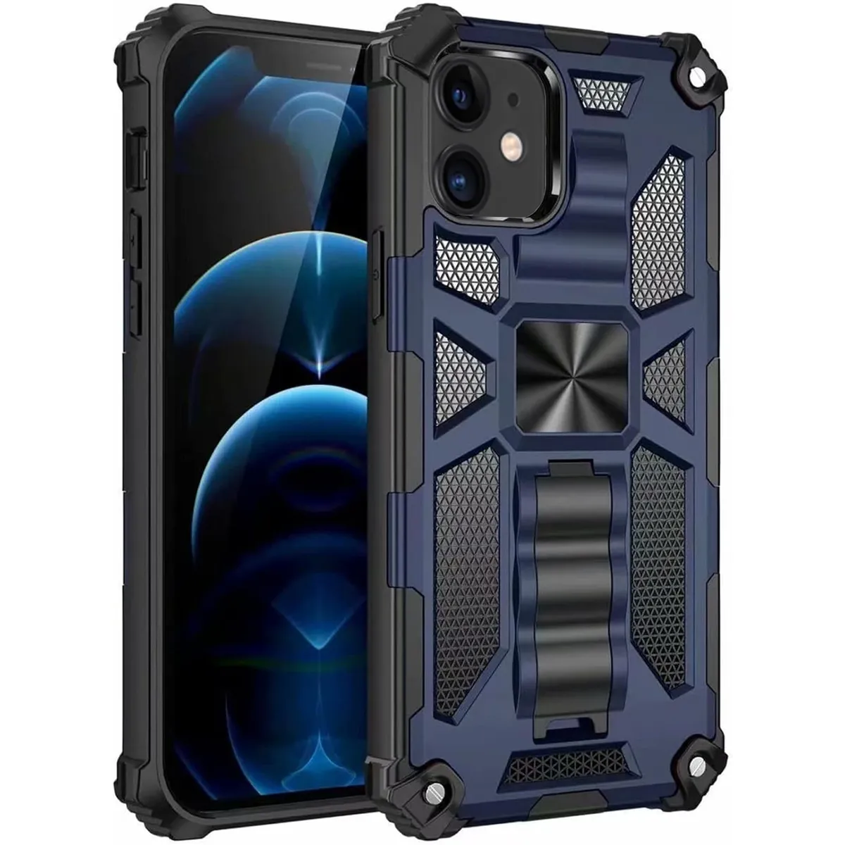 GENERICO - Carcasa para Antigolpe Reforzada para iPhone 11 - Azul