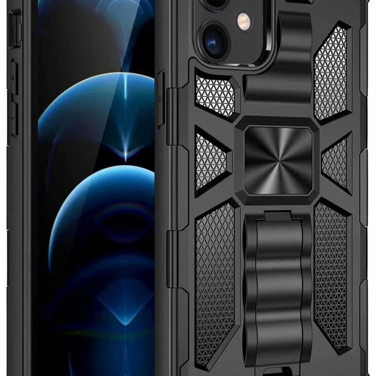 GENERICO - Carcasa para Antigolpe Reforzada para iPhone 11 - Negro