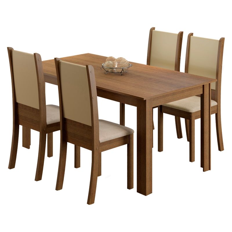 EXIT - Juego de Comedor Quillay 4 Sillas Exit