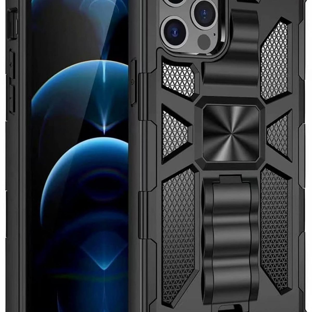 GENERICO - Carcasa para Antigolpe Reforzada para iPhone 11 Pro Max - Negro