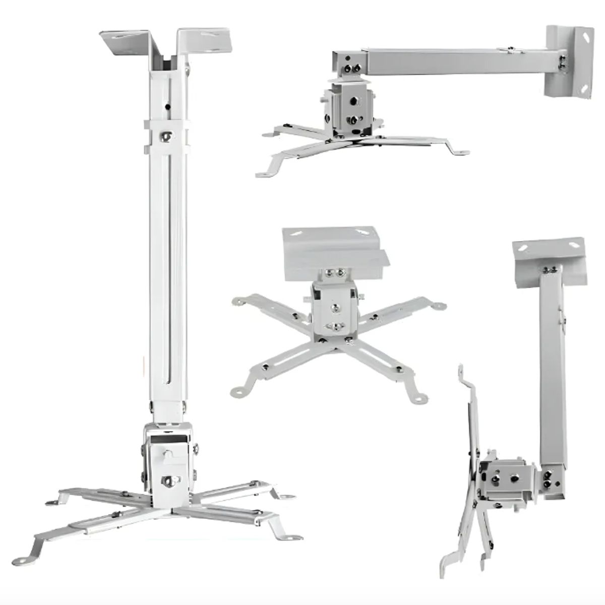 GENERICO - Soporte Proyector Techo Extensible Metal 30 A 60cm