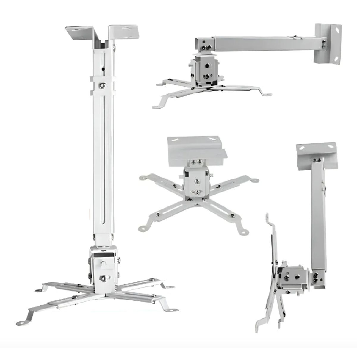 GENERICO - Soporte Proyector Techo Extensible Metal 30 A 60cm