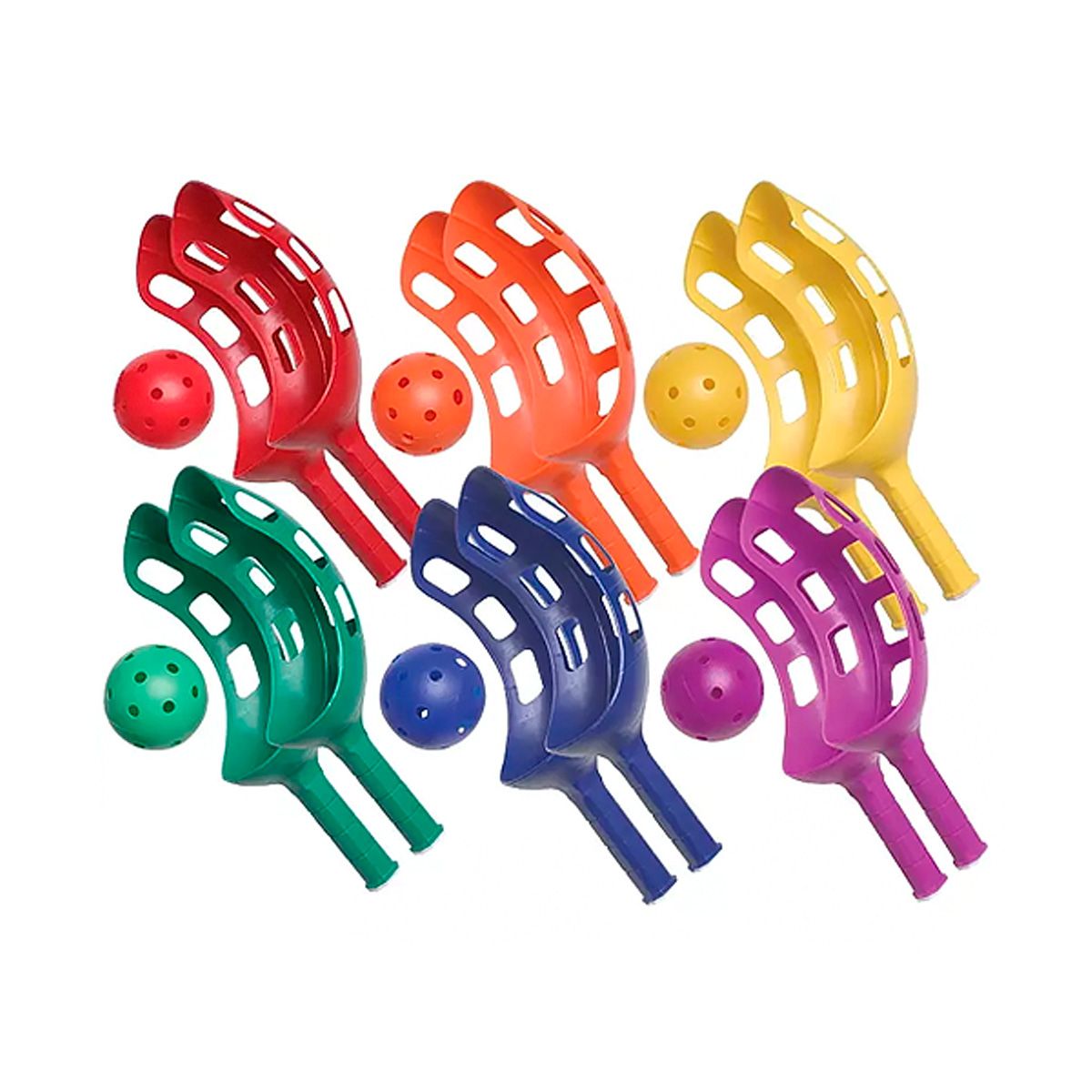SDFIT - Set Infantil Paletas Par + Pelota Jardín Playa Tsn-jx-pj-006
