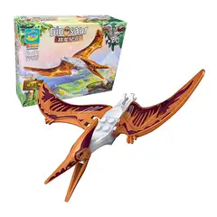 GENERICO - Dinosaurio del Jurásico con Bloques Construcción - Pteranodon 6 piezas